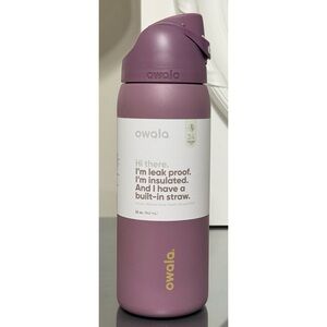 Owala 32oz FreeSip Stainless Steel Water Bottle, SPRING REVIVAL PURPLE‎